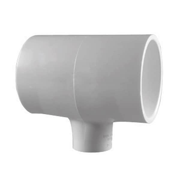 Charlotte Pipe And Foundry Charlotte Pipe Schedule 40 1/2 in. Slip X 1 in. D Slip PVC Reducing Tee 1 pk PVC 02400 4350 - main